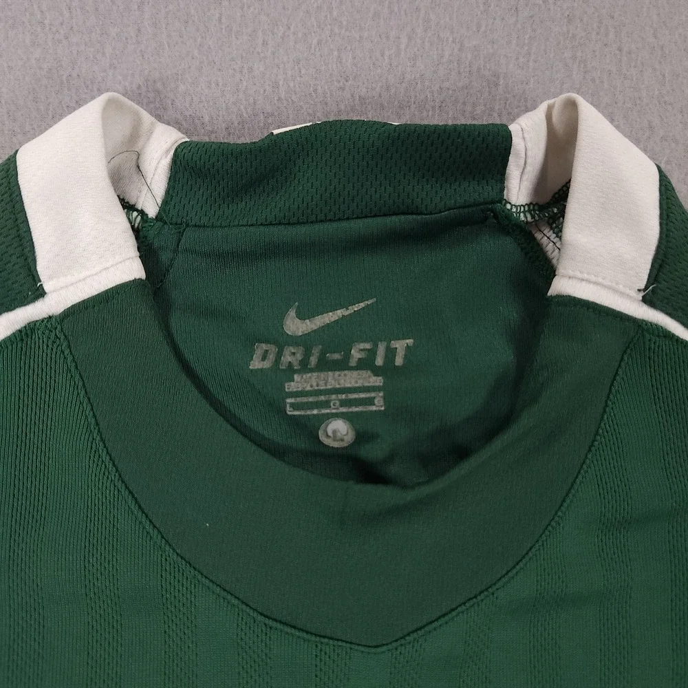 Vintage Y2k Nike Team Soccer Jersey Green White L Blokecore Euro - Picture 2 of 13